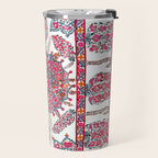 Samarkand Suzani  Antique Uzbekistan Embroidery Print Travel Mug Gallery Image 2