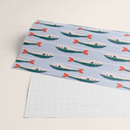 Large Sardines Pattern Wrapping Paper Gallery Image 2
