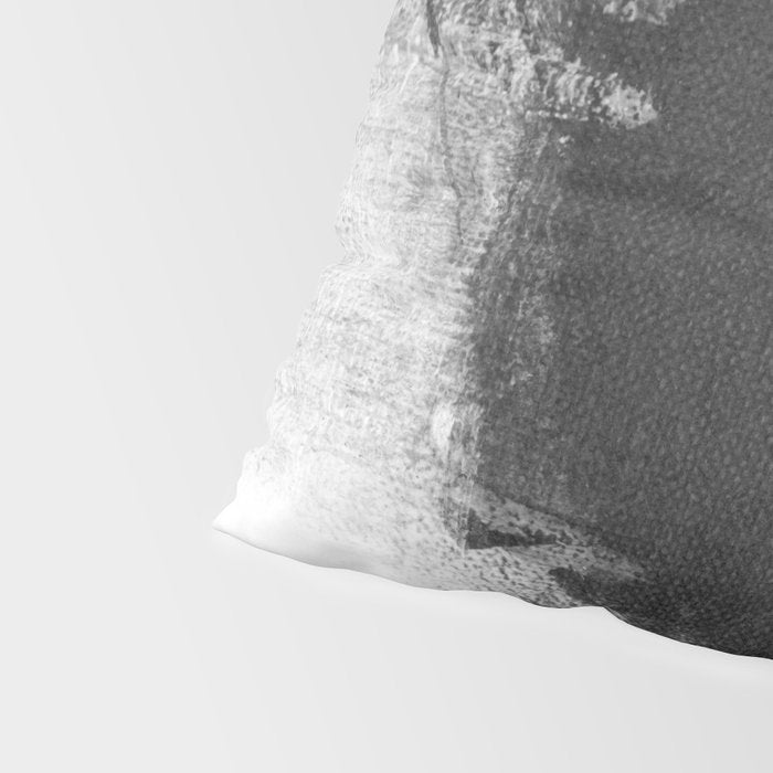 Black and White Minimalist Abstract Painting âDelve 4â Pillow Sham Gallery Image 4