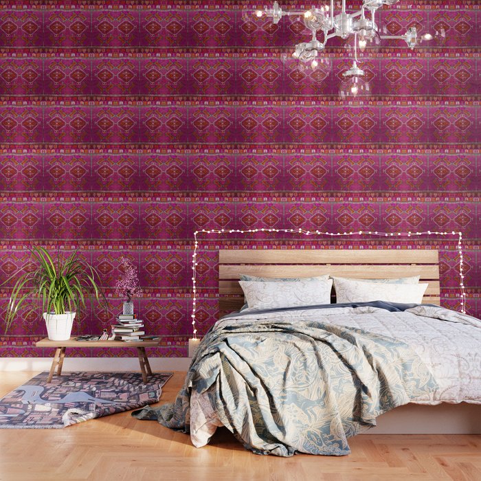 vintage Moroccan carpet Wallpaper Gallery Image 3