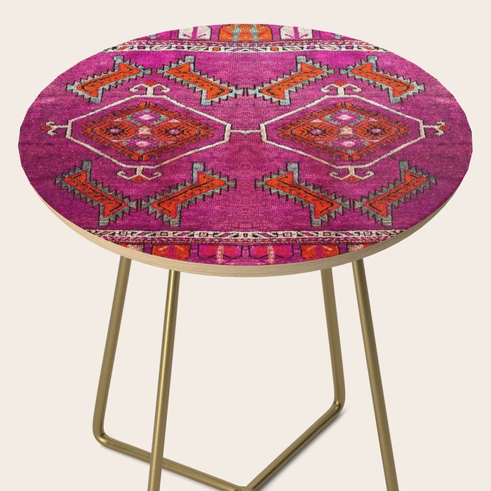 vintage Moroccan carpet Side Table Gallery Image 2
