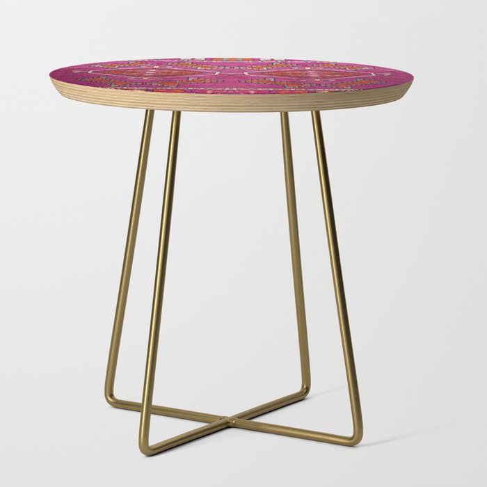 vintage Moroccan carpet Side Table Gallery Image 1