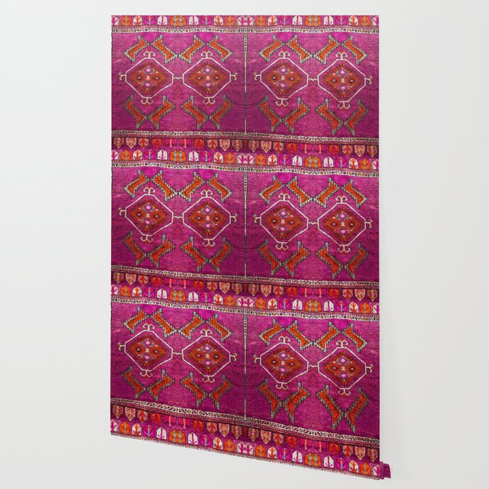 vintage Moroccan carpet Wallpaper Gallery Image 2