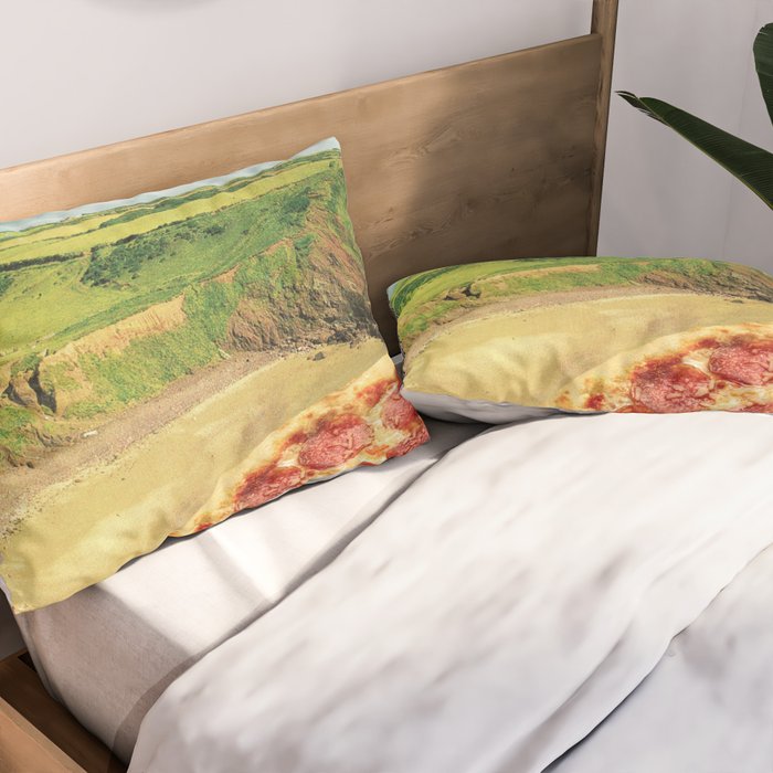 Coastal Pizza Bay Pillow Sham Gallery Image 2