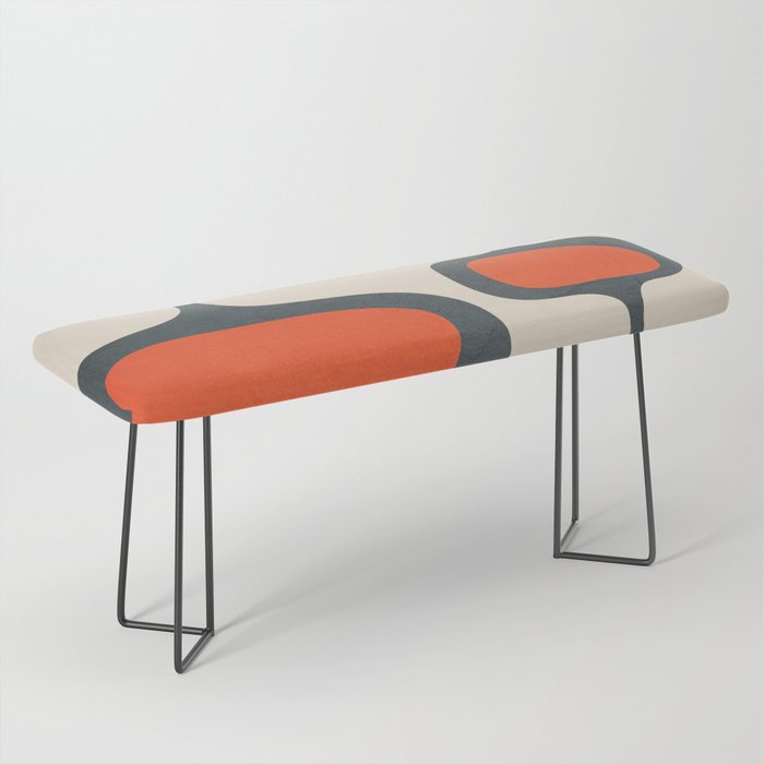 Mid-Century Modern Abstract Art 27 Bench Gallery Image 1