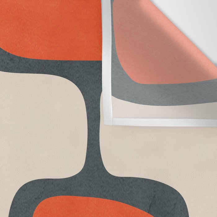 Mid-Century Modern Abstract Art 27 Wall Tapestry Gallery Image 3