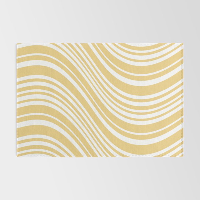 Wavy Stripes XLIV - Pastel Yellow Rug Gallery Image 2