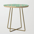 Charming Frogs & Florals: Whimsical Nature-Inspired Pattern Side Table Gallery Image 1