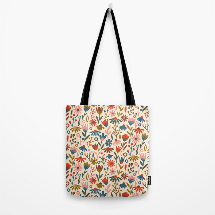 Exotic Floral Garden Tote Bag Gallery Image 2