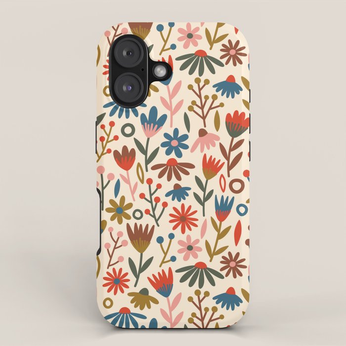 Exotic Floral Garden iPhone Case Gallery Image 1