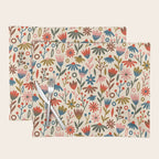 Exotic Floral Garden Placemat Gallery Image 1