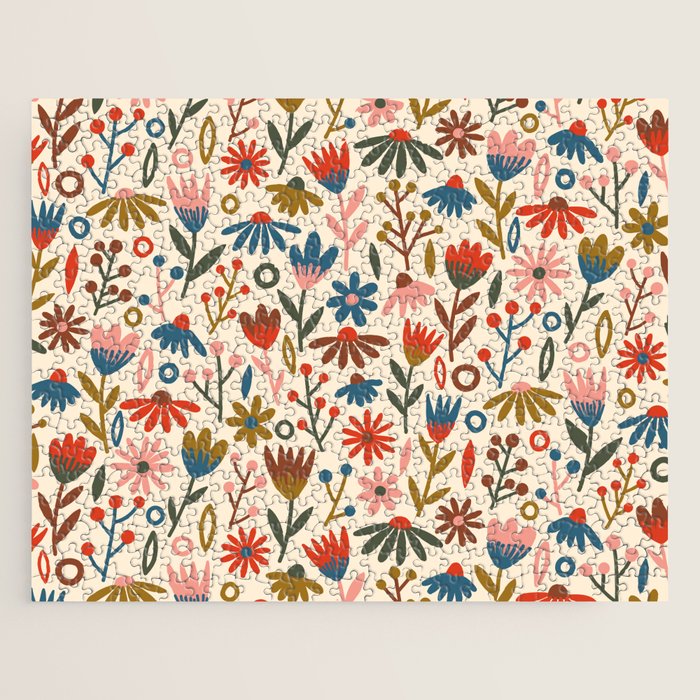 Exotic Floral Garden Jigsaw Puzzle Gallery Image 1