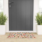 Exotic Floral Garden Welcome Mat Gallery Image 3