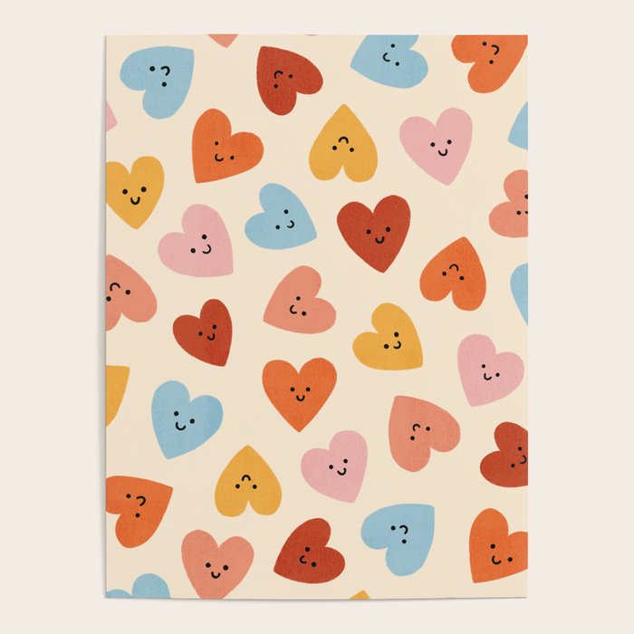 Happy Smiley Heart Poster Gallery Image 1