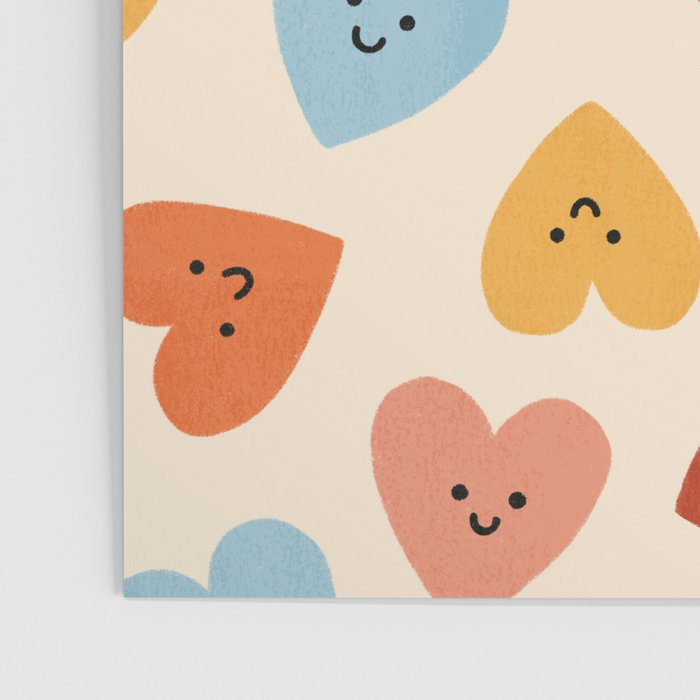 Happy Smiley Heart Poster Gallery Image 3