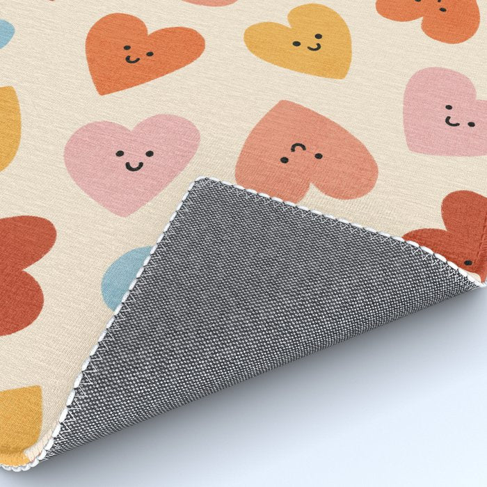 Happy Smiley Heart Rug Gallery Image 4