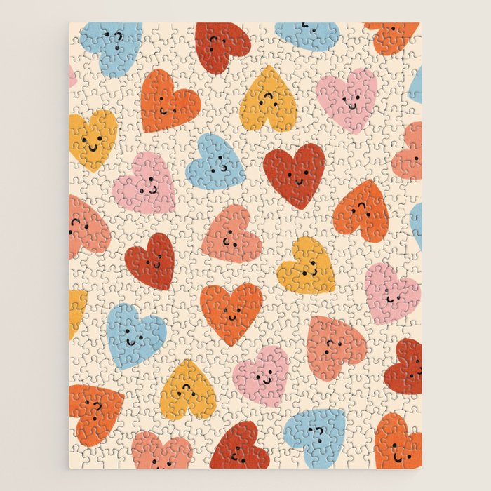 Happy Smiley Heart Jigsaw Puzzle Gallery Image 1