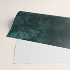 Emerald green stone,marble look decor Wrapping Paper Gallery Image 2