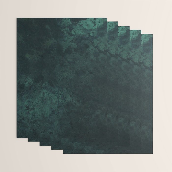 Emerald green stone,marble look decor Wrapping Paper Gallery Image 3