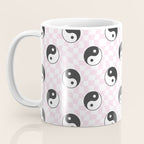 Yin yang checkered pattern Coffee Mug Gallery Image 3
