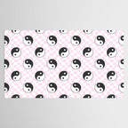 Yin yang checkered pattern Tablecloth Gallery Image 2