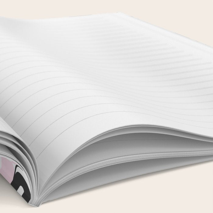 Yin yang checkered pattern Notebook Gallery Image 2
