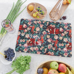 Santa Claus and Floral Pattern Cutting Board Gallery Image 2