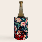 Santa Claus and Floral Pattern Wine Chiller Gallery Image 3