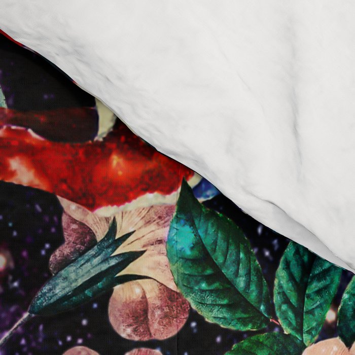 Santa Claus and Floral Pattern Comforter Gallery Image 4