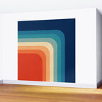 Retro 70s Color Palette III Wall Mural Gallery Image 2