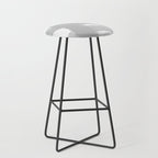 Abstract Minimalist Painted Brushstrokes 1 in Light Gray Stool Gallery Image 1