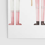 Mint and Pink Watercolor Nutcracker Soldiers Poster Gallery Image 3