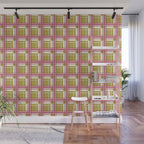 Bold Checked Design Wall Mural Gallery Image 1