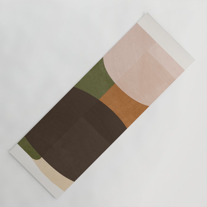 Modern Abstract Minimal Shapes 217 Yoga Mat Gallery Image 1