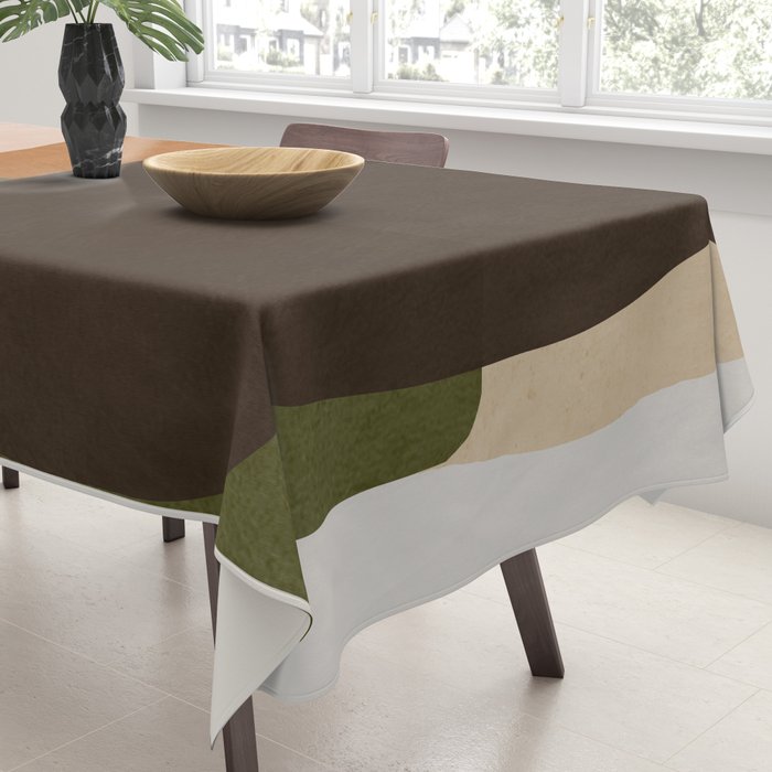 Modern Abstract Minimal Shapes 217 Tablecloth Gallery Image 3
