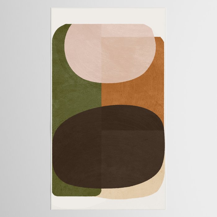 Modern Abstract Minimal Shapes 217 Tablecloth Gallery Image 2