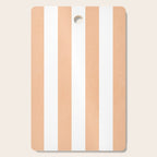 Minimal candy pastel stripes 2. Peach fuzz Cutting Board Gallery Image 1