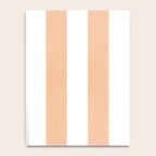 Minimal candy pastel stripes 2. Peach fuzz Notebook Gallery Image 4
