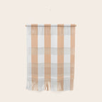 Minimal candy pastel stripes 2. Peach fuzz Wall Hanging Gallery Image 1