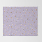 Surf girls in violet Throw Blanket Gallery Image 2