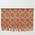 Abstract, Boho, Geometric Pattern, Terracotta Wall Hanging Gallery Image 1