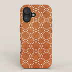 Abstract, Boho, Geometric Pattern, Terracotta iPhone Case Gallery Image 1