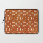 Abstract, Boho, Geometric Pattern, Terracotta Laptop Sleeve Gallery Image 1