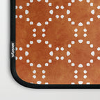 Abstract, Boho, Geometric Pattern, Terracotta Laptop Sleeve Gallery Image 3