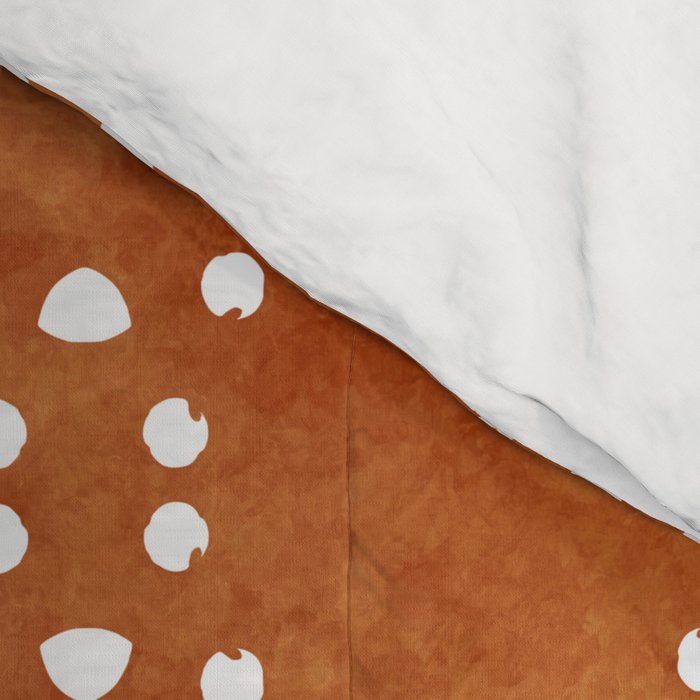 Abstract, Boho, Geometric Pattern, Terracotta Comforter Gallery Image 4