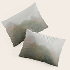 Belgium Misty Forest Scene | Atmospheric Nature Photography Pillow Sham Gallery Image 3