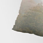 Belgium Misty Forest Scene | Atmospheric Nature Photography Pillow Sham Gallery Image 4