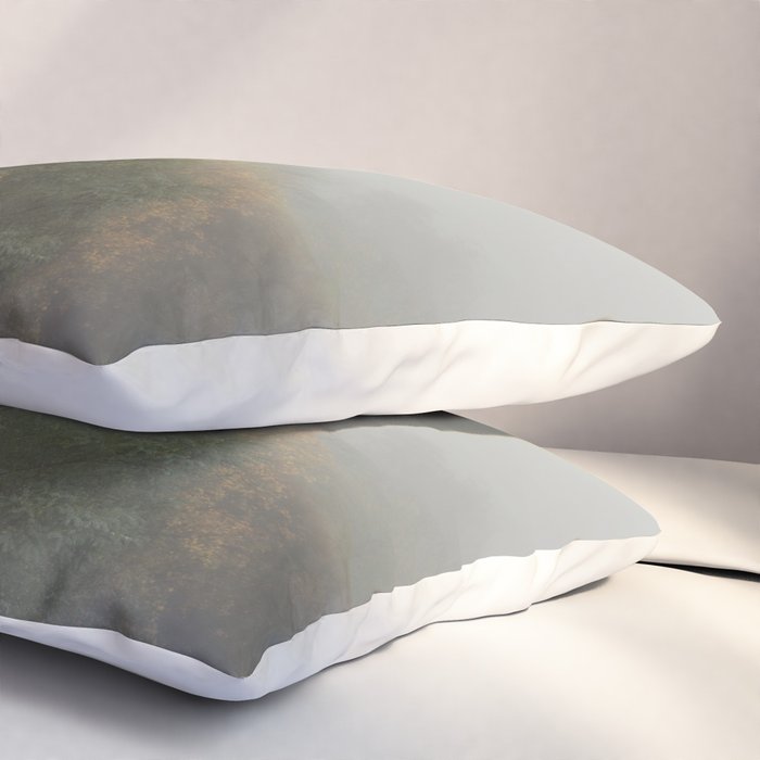 Belgium Misty Forest Scene | Atmospheric Nature Photography Pillow Sham Gallery Image 3
