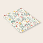 Succulent and triangles seamless pattern Notebook Gallery Image 2