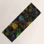 Floral Neon Garden Yoga Mat Gallery Image 1